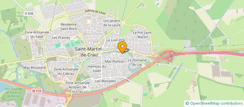 localisation de l'entreprise SAINT MARTIN FOURRAGES à SAINT MARTIN DE CRAU
