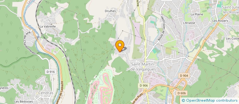 localisation de l'entreprise SAINT MARTIN JUDO  SAINT-MARTIN-DE-VALGALGUES