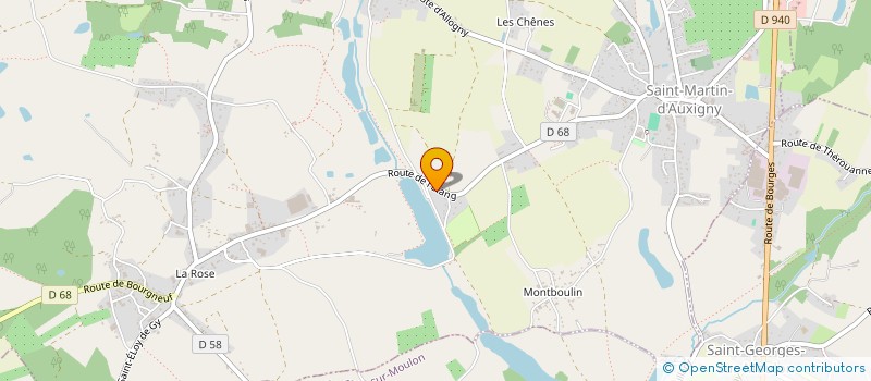 localisation de l'entreprise SAINT MARTIN JUDO CLUB  SAINT-MARTIN-D'AUXIGNY