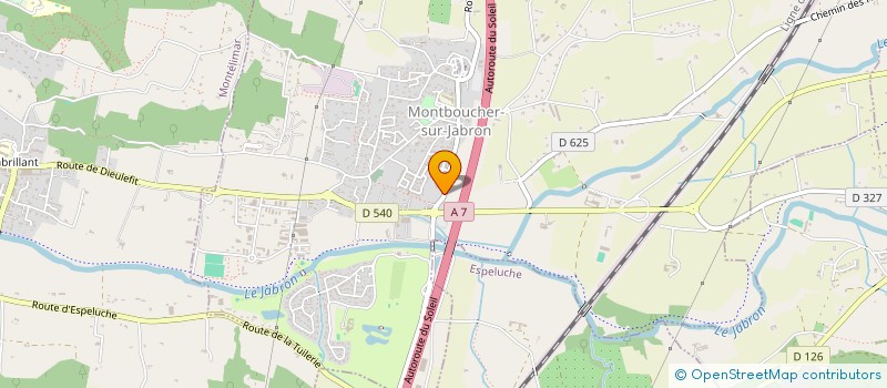localisation de l'entreprise SAINT MARTIN LES VIGNES  MONTBOUCHER-SUR-JABRON