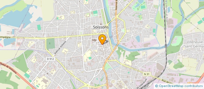 localisation de l'entreprise SAINT-MARTIN OPTIC à SOISSONS