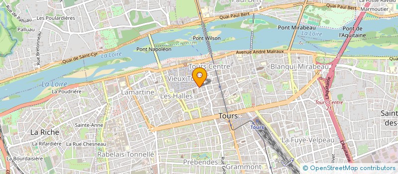 localisation de l'entreprise SAINT MARTIN - PARTAGE CITOYEN à TOURS