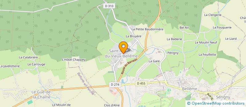 localisation de l'entreprise SAINT MARTIN PATRIMOINE à SAINT-MARTIN-DU-VIEUX-BELLEME