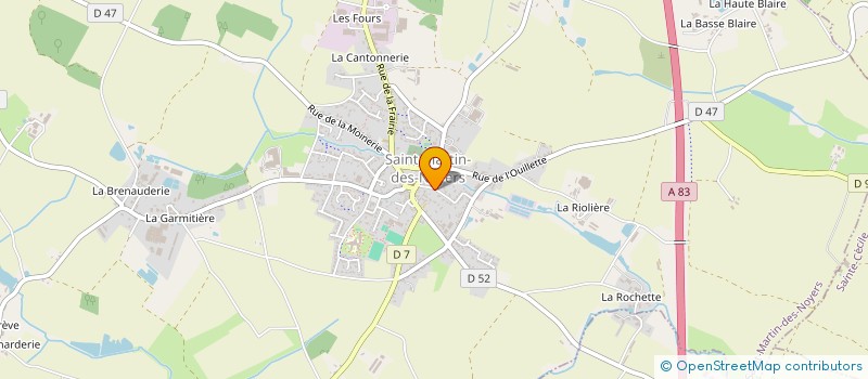 localisation de l'entreprise SAINT MARTIN SPORT AUTO  SAINT-MARTIN-DES-NOYERS