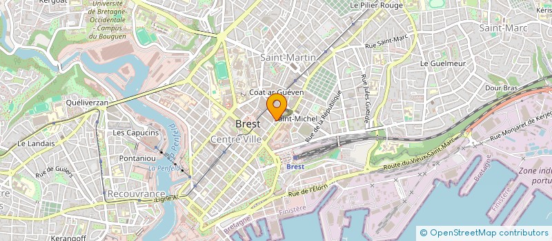 localisation de l'entreprise SAINT MARTIN TRANSACTIONS à BREST