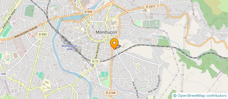 localisation de l'entreprise SAINT MAUR à MONTLUCON