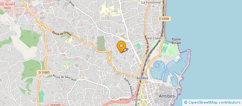 localisation de l'entreprise SAINT MAUR à ANTIBES