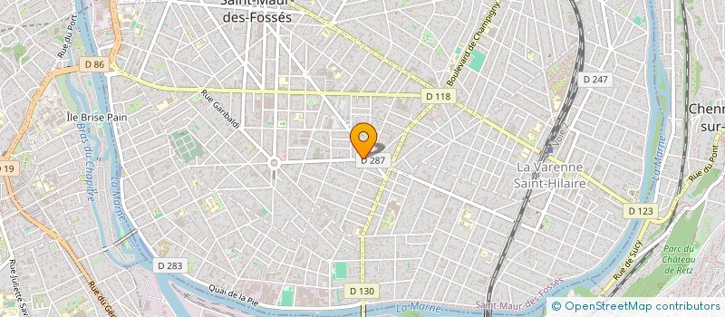 localisation de l'entreprise SAINT-MAUR ASSURANCE à SAINT-MAUR-DES-FOSSES