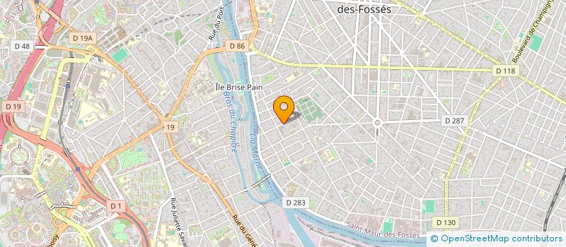 localisation de l'entreprise SAINT MAUR FACTORY à SAINT-MAUR-DES-FOSSES