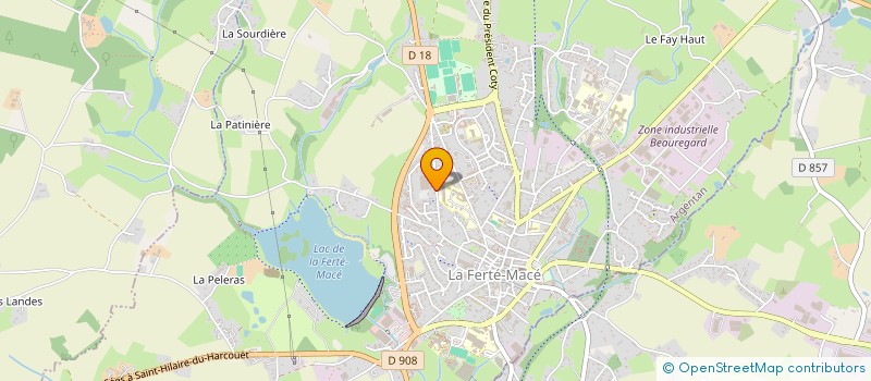 localisation de l'entreprise SAINT MAUR LOUIS BLANC à LA FERTE MACE