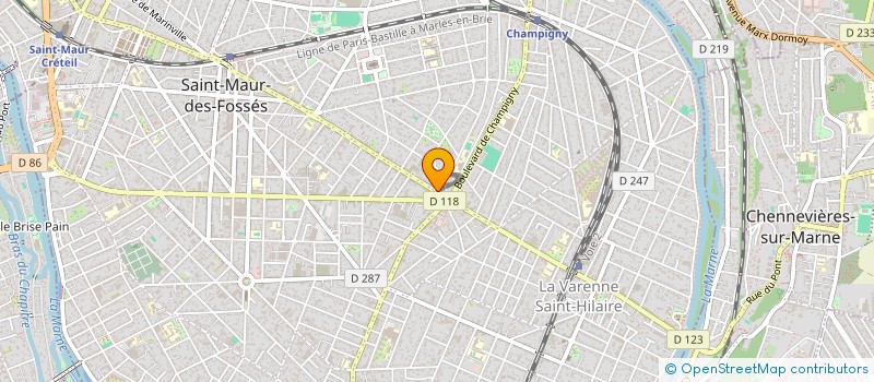 localisation de l'entreprise SAINT MAUR MOBILITE  SAINT-MAUR-DES-FOSSES