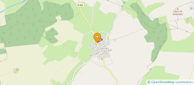 localisation de l'entreprise SAINT MAURICE  SERRES