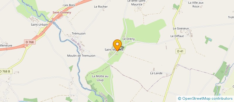 localisation de l'entreprise SAINT MAURICE à LOUDEAC