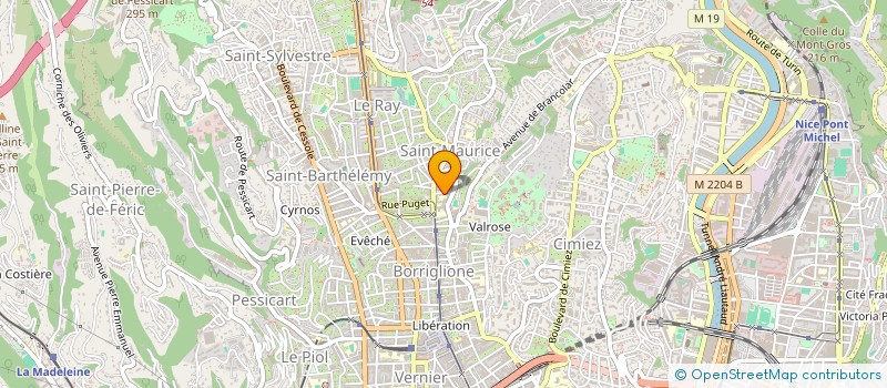 localisation de l'entreprise SAINT MAURICE AUTOS à NICE