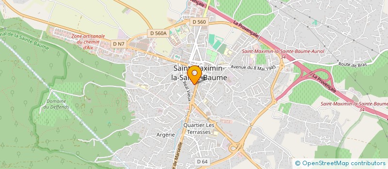 localisation de l'entreprise SAINT-MAXIMIN AU COEUR à SAINT-MAXIMIN-LA-SAINTE-BAUME