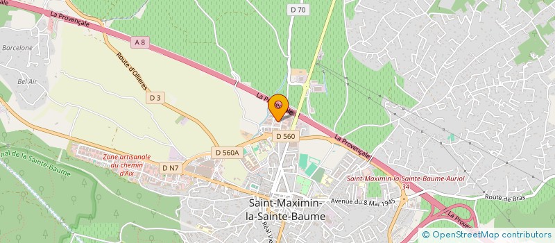 localisation de l'entreprise SAINT-MAXIMIN KARATE TODE  SAINT-MAXIMIN-LA-SAINTE-BAUME