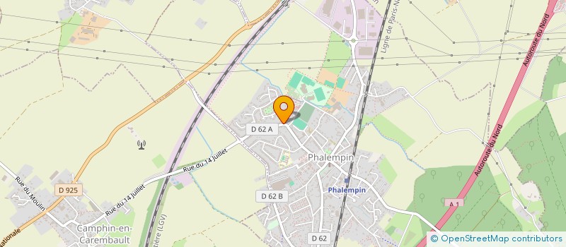 localisation de l'entreprise SAINT MEDARD  PHALEMPIN