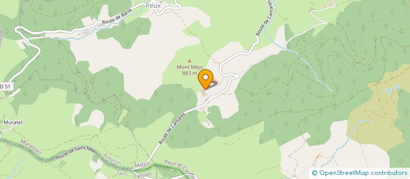 localisation de l'entreprise SAINT MEEN ENERGIE  PEUX ET COUFFOULEUX