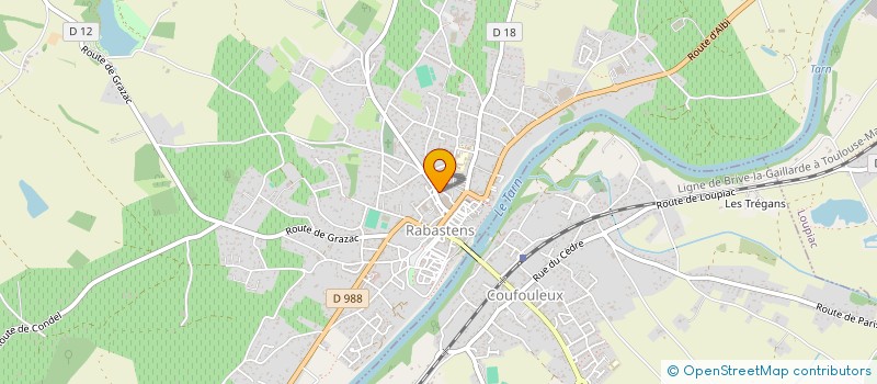 localisation de l'entreprise SAINT MICHEL à RABASTENS