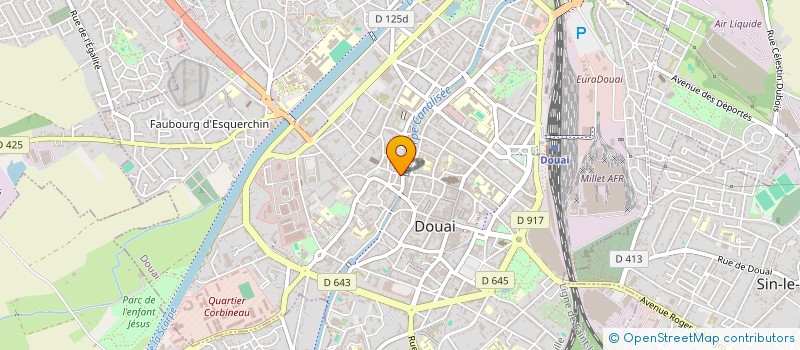 localisation de l'entreprise SAINT MICHEL à DOUAI