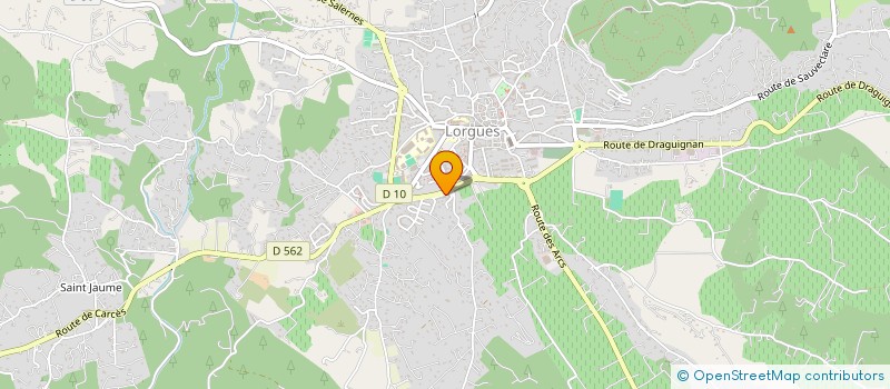 localisation de l'entreprise SAINT MICHEL  LORGUES