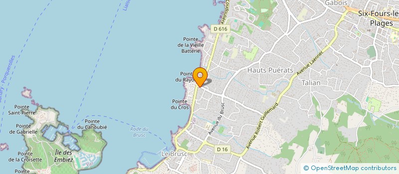 localisation de l'entreprise SAINT MICHEL à SIX-FOURS-LES-PLAGES