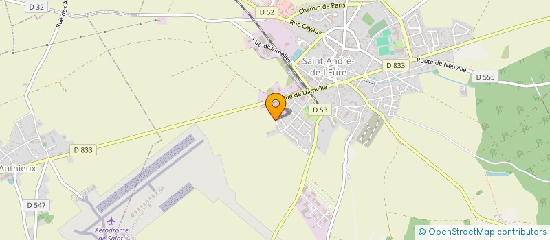 localisation de l'entreprise SAINT-MICHEL  SAINT-ANDRE-DE-L'EURE