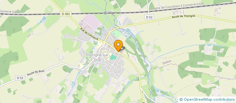 localisation de l'entreprise SAINT MICHEL  THORIGNE-SUR-DUE