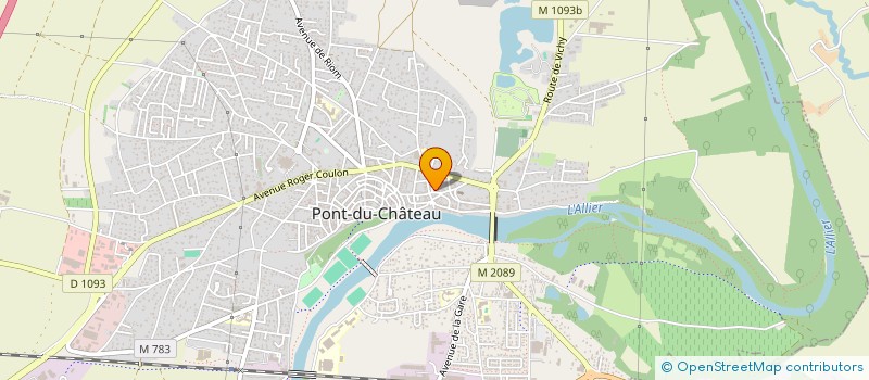 localisation de l'entreprise SAINT MICHEL  PONT-DU-CHATEAU