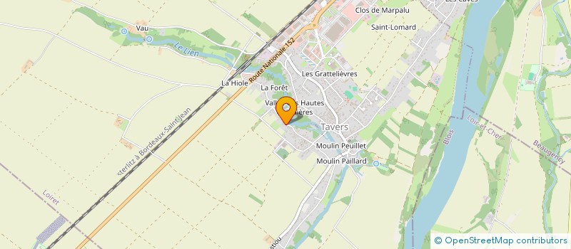 localisation de l'entreprise SAINT MICHEL à TAVERS