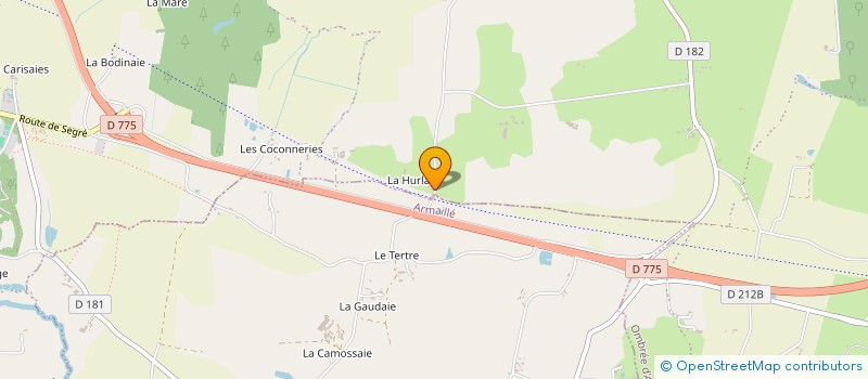 localisation de l'entreprise SAINT-MICHEL à OMBREE D'ANJOU