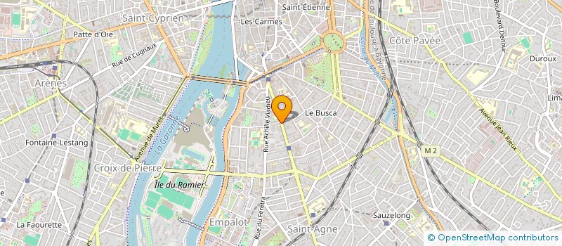 localisation de l'entreprise SAINT MICHEL 87  TOULOUSE