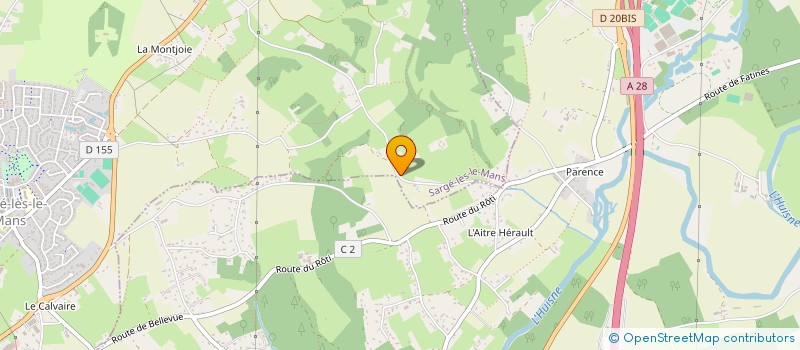 localisation de l'entreprise SAINT MICHEL  SARGE-LES-LE-MANS