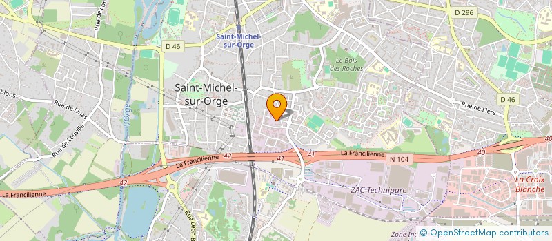 localisation de l'entreprise SAINT MICHEL AUTO à SAINT-MICHEL-SUR-ORGE