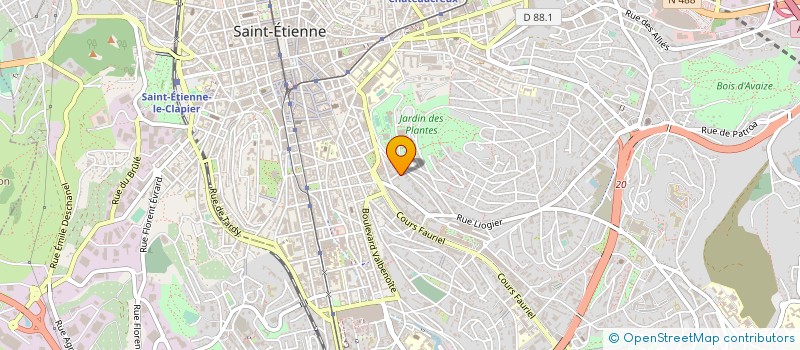 localisation de l'entreprise SAINT MICHEL EDUCATION  SAINT-ETIENNE