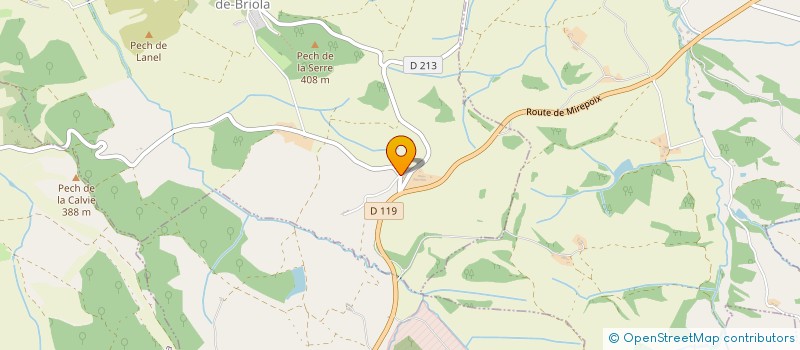 localisation de l'entreprise SAINT MICHEL IMAGERIE  SAINT-JULIEN-DE-BRIOLA