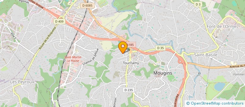 localisation de l'entreprise SAINT-MORITZ FAMILY  MOUGINS