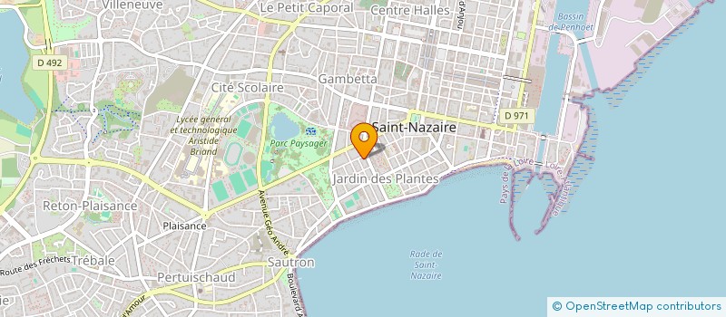 localisation de l'entreprise SAINT NAZAIRE IMMOBILIER  SAINT-NAZAIRE