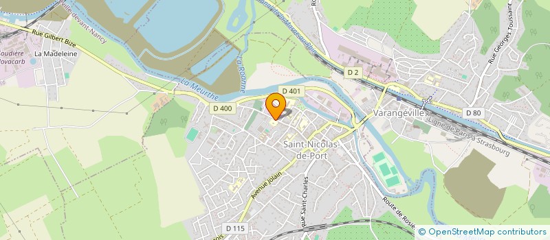 localisation de l'entreprise SAINT-NIC' BOULE  SAINT-NICOLAS-DE-PORT