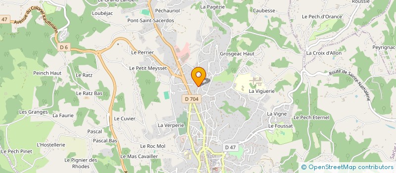 localisation de l'entreprise SAINT NICOLAS à SARLAT-LA-CANEDA