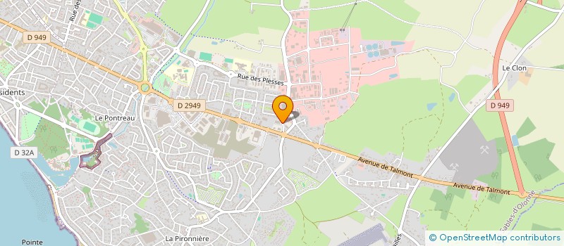 localisation de l'entreprise SAINT NICOLAS à LES SABLES D'OLONNE