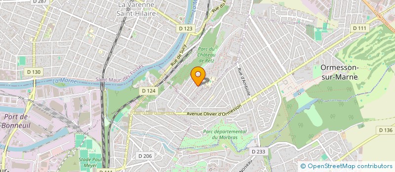 localisation de l'entreprise SAINT NICOLAS  CHENNEVIERES-SUR-MARNE