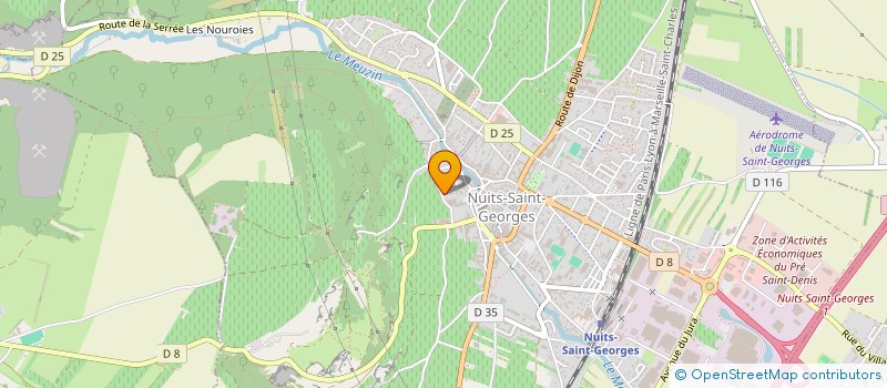 localisation de l'entreprise SAINT NICOLAS à NUITS-SAINT-GEORGES