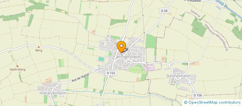 localisation de l'entreprise SAINT NICOLAS  WINGERSHEIM LES QUATRE BANS