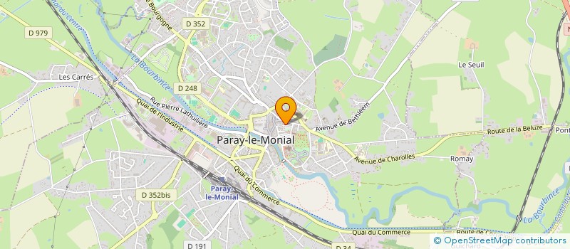 localisation de l'entreprise SAINT NICOLAS  PARAY-LE-MONIAL