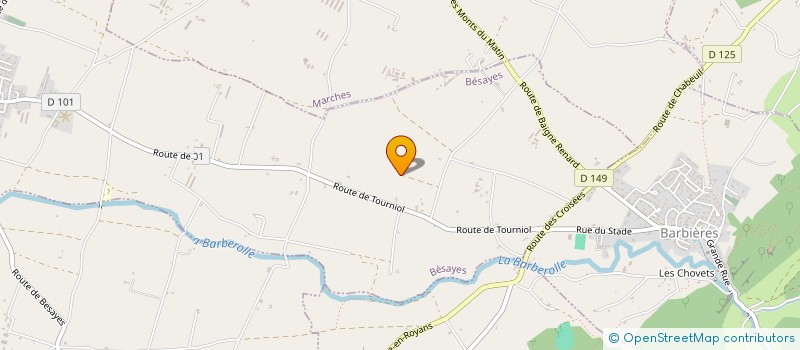 localisation de l'entreprise SAINT NICOLAS  BESAYES