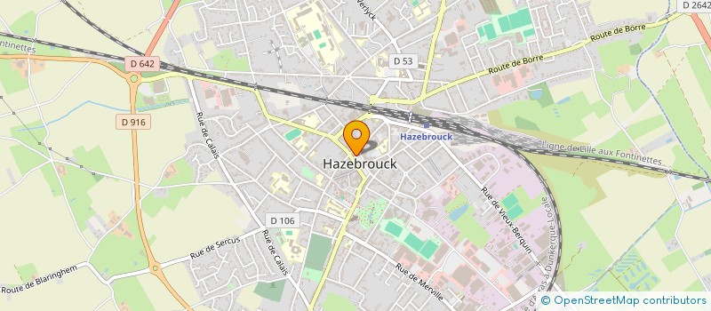 localisation de l'entreprise SAINT OMER  HAZEBROUCK