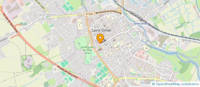 localisation de l'entreprise SAINT OMER CHALLENGE  SAINT-OMER