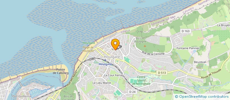 localisation de l'entreprise SAINT OUEN 90  HOULGATE