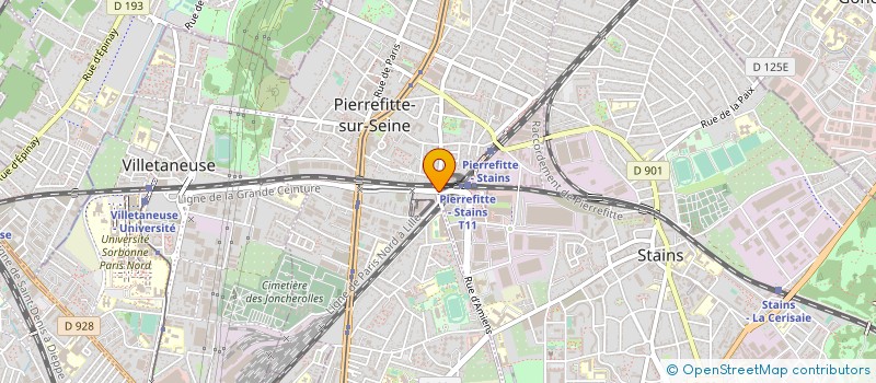 localisation de l'entreprise SAINT OUEN BOIS à PIERREFITTE-SUR-SEINE